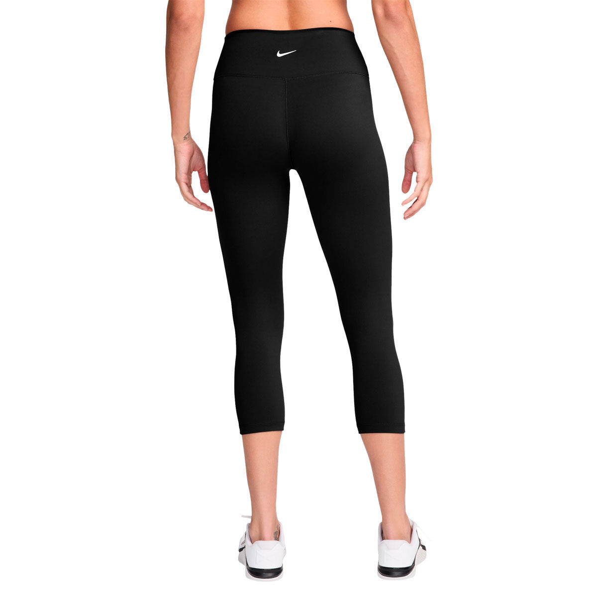 Nike Womens One Dri-FIT High Rise Crop Tights - Black slider