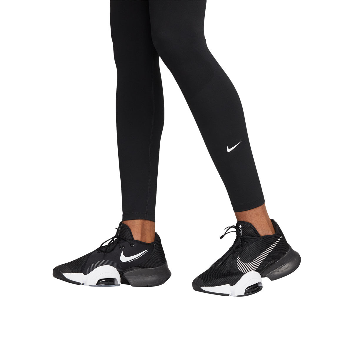 Nike Womens One Dri-FIT High Rise Full Length Tights Black XS - Black slider