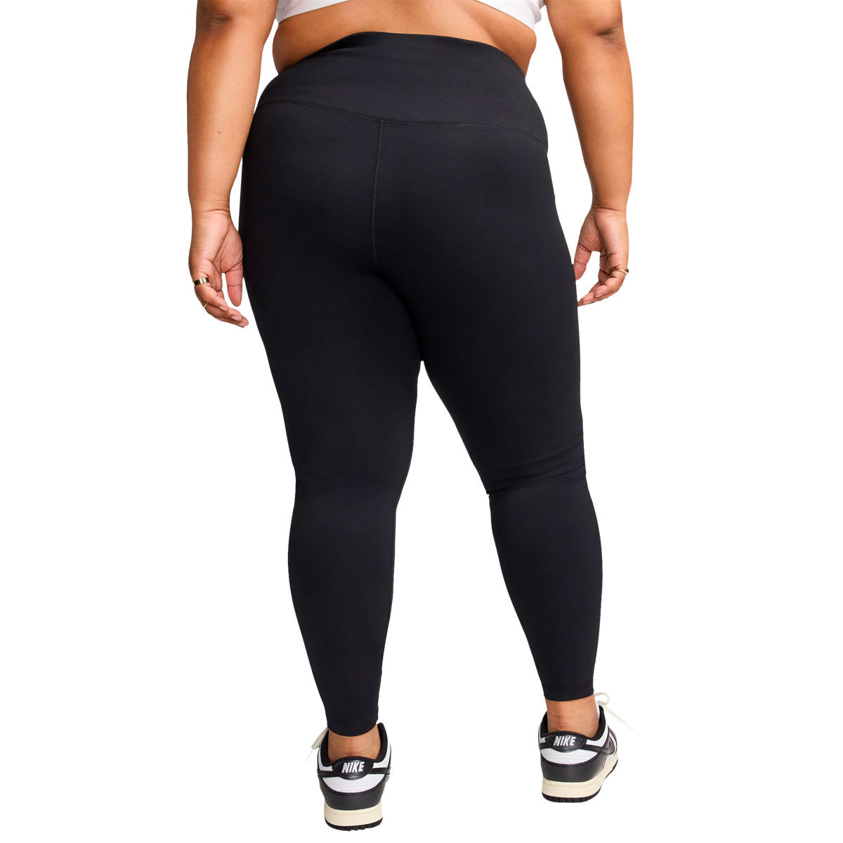 Nike Womens One Dri-FIT High-Waisted Tights - Black slider