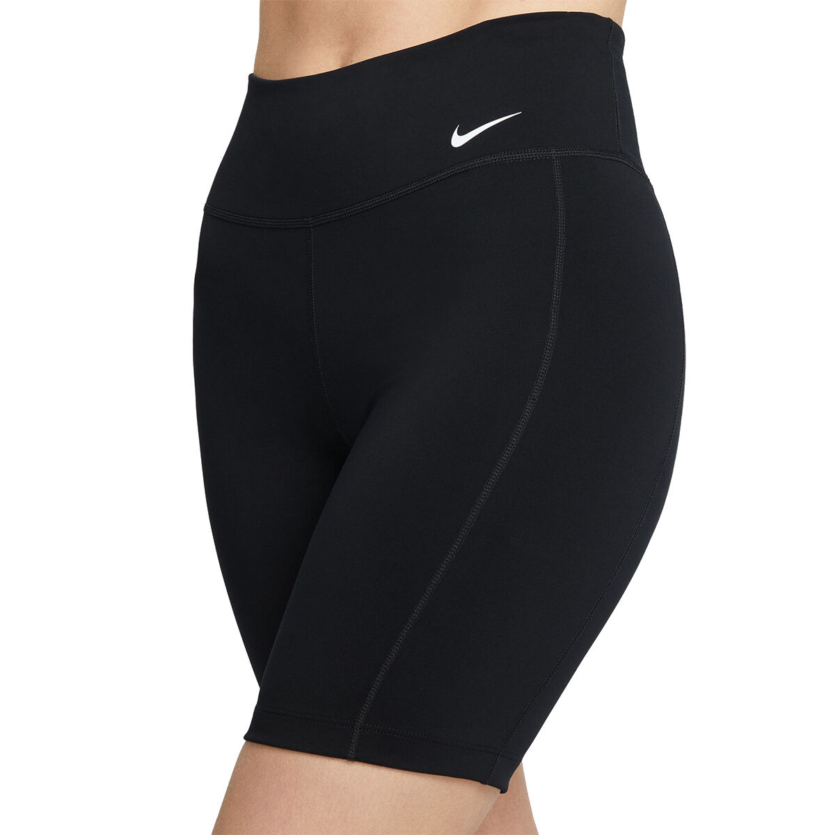 Nike Womens One Dri-FIT Leak Protection Period Bike Shorts - Black slider