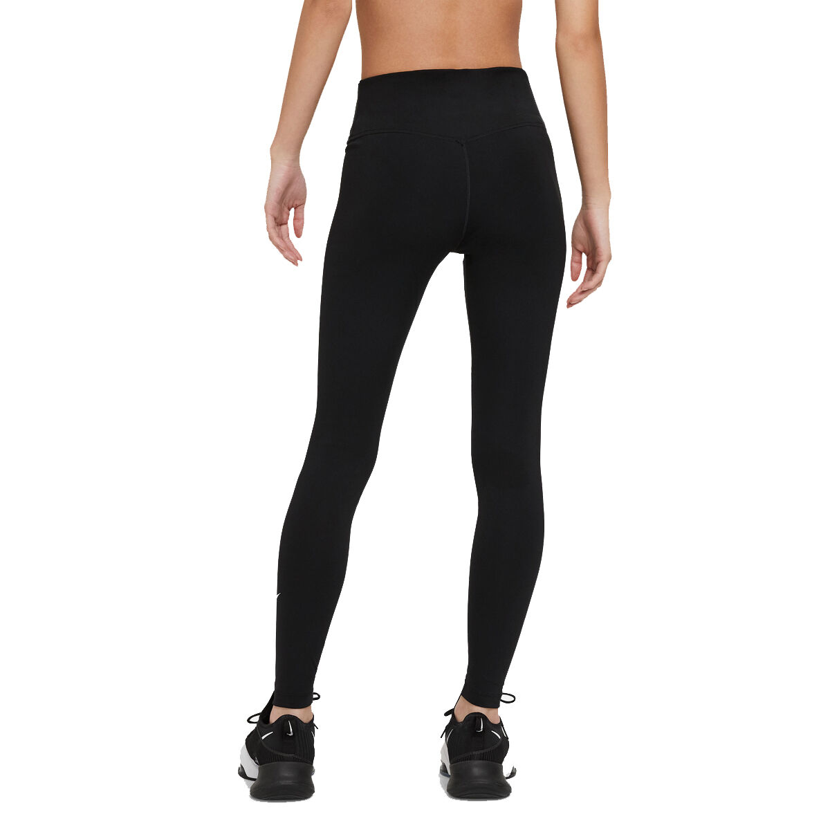 Nike Womens One Dri-FIT Mid-Rise Tights - Black slider