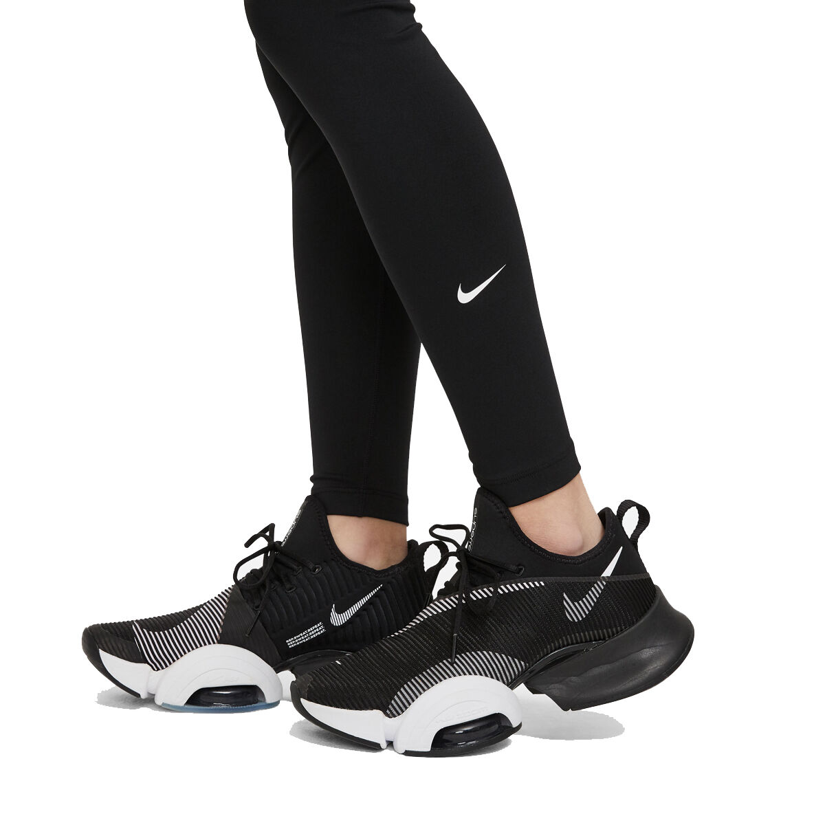 Nike Womens One Dri-FIT Mid-Rise Tights - Black slider