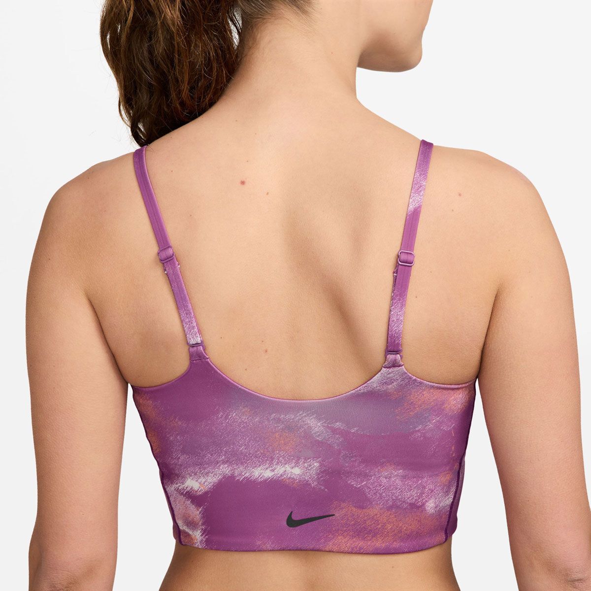 Nike Womens One Light Support All Over Print Sports Bra - Fuschia slider