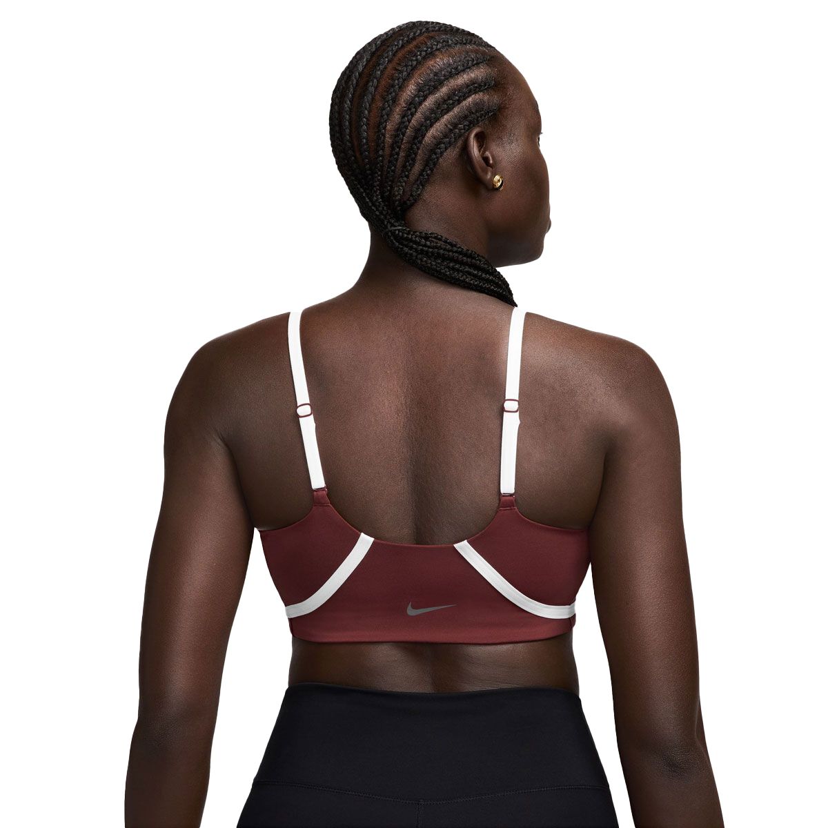 Nike Womens One Light Support Lined Sports Bra - Red slider