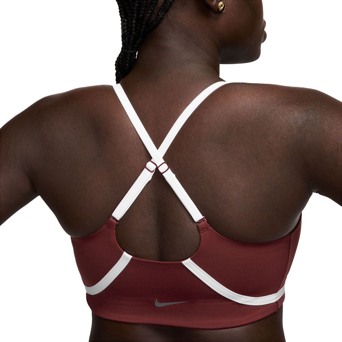 Nike Womens One Light Support Lined Sports Bra - Red slider