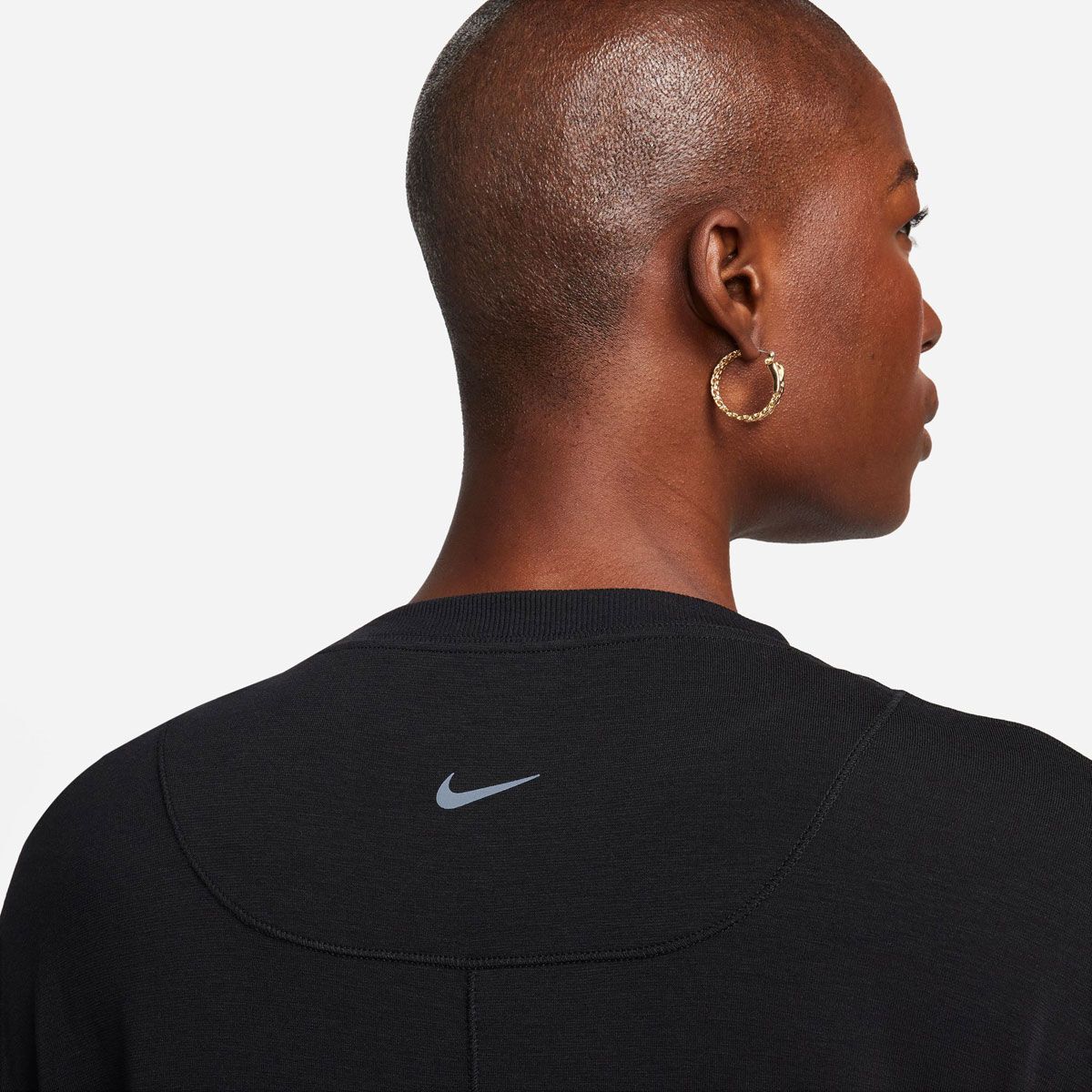 Nike Womens One Relaxed Dri-FIT Short Sleeve Tee - Black slider