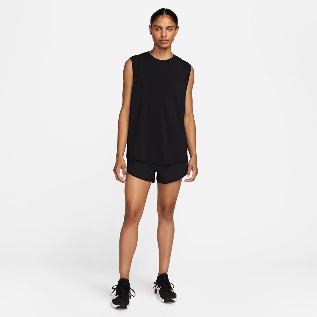 Nike Womens One Relaxed Dri-FIT Tank - Black slider