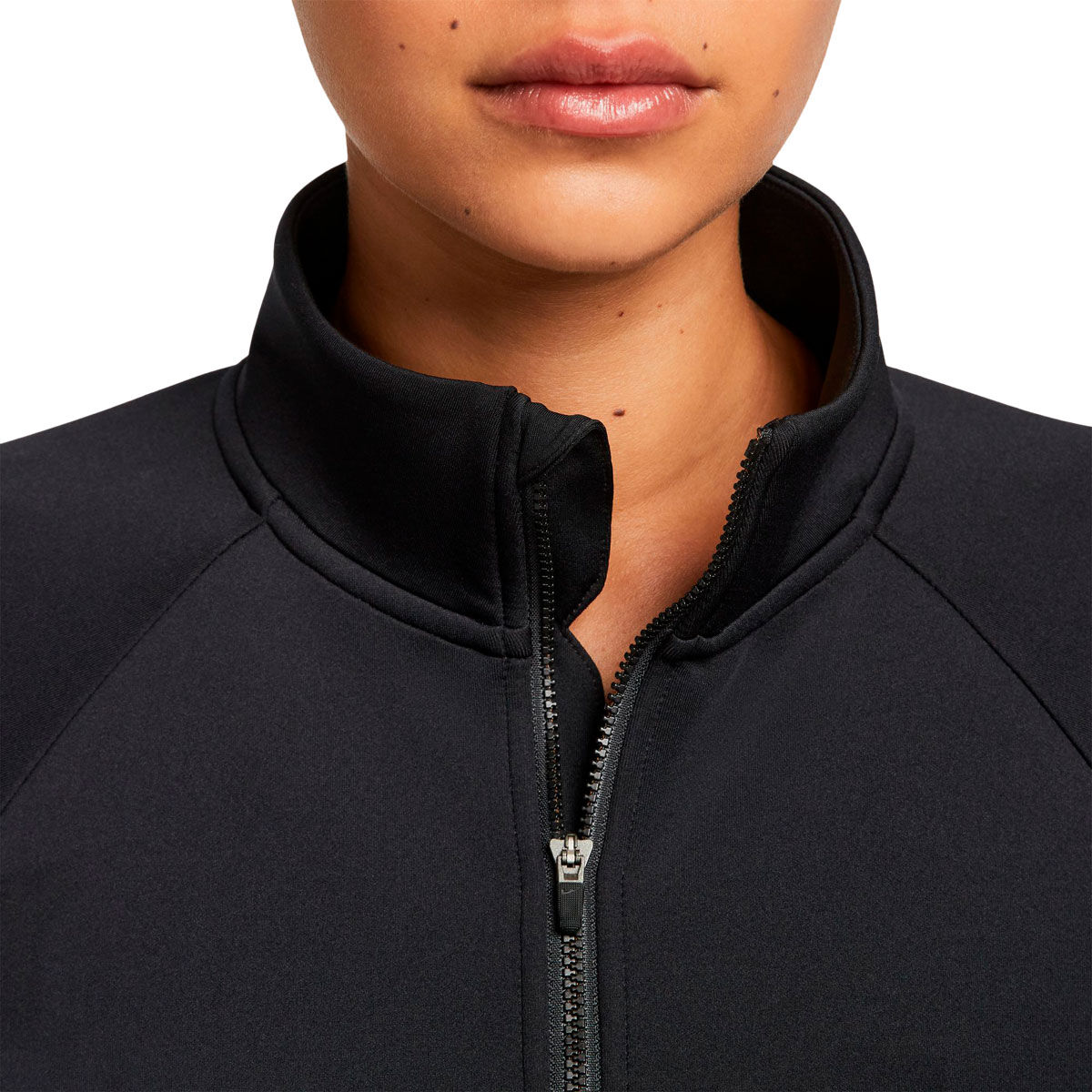 Nike Womens Prima Dri-FIT 1/2 Zip Training Top - Black slider