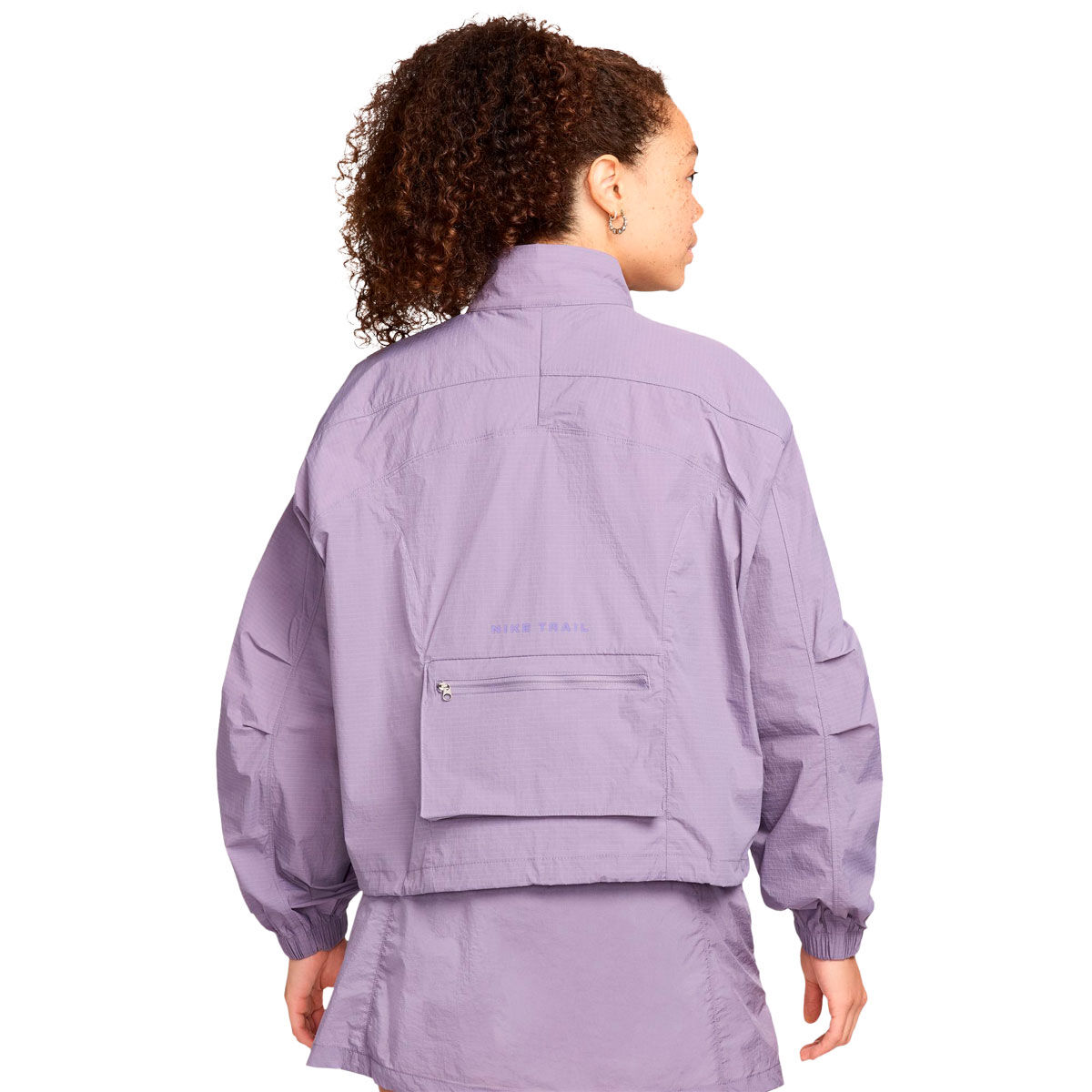 Nike Womens Repel Trail UV Running Jacket - Purple slider