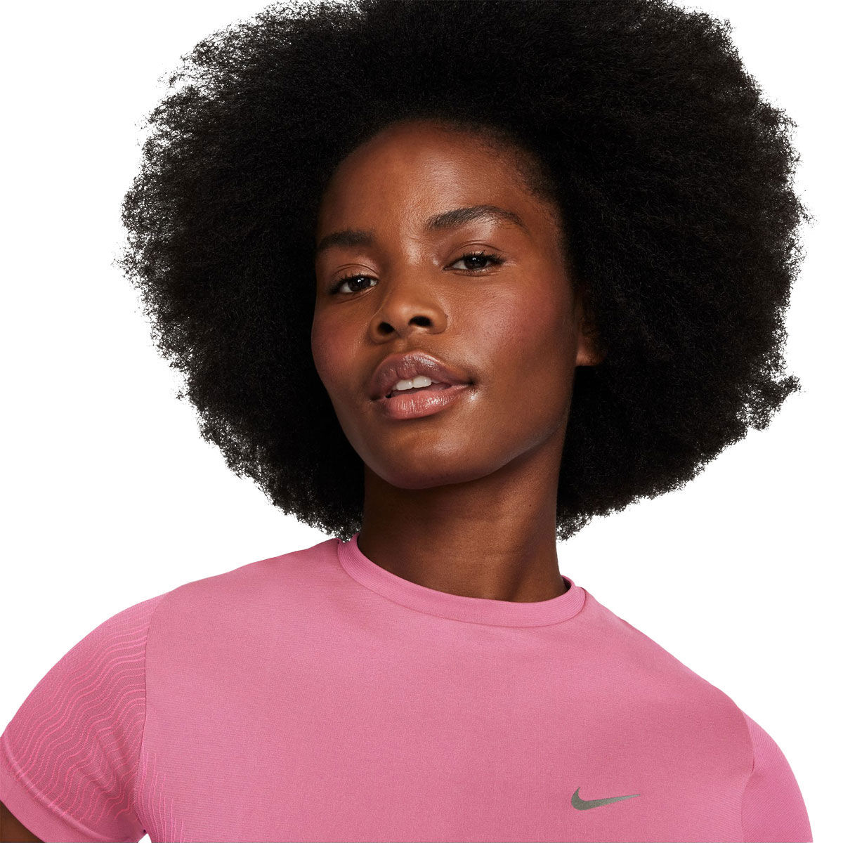 Nike Womens Run Division Dri-FIT ADV Running Tee Pink/Purple M - Pink/Purple slider