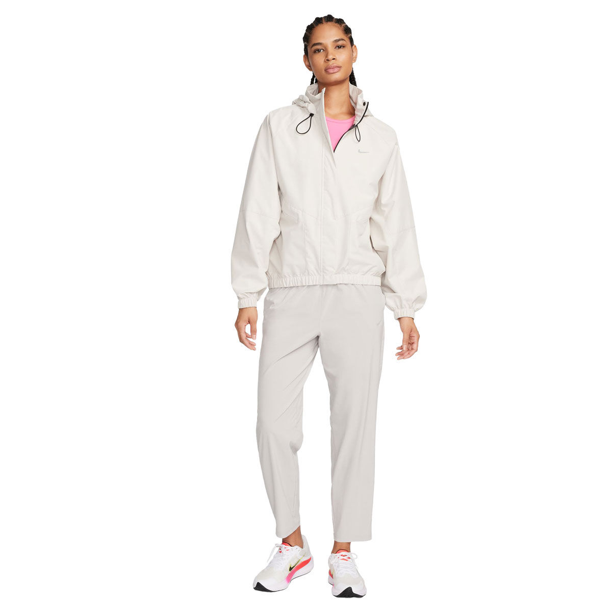 Nike Womens Storm-FIT Swift Running Jacket - Beige slider