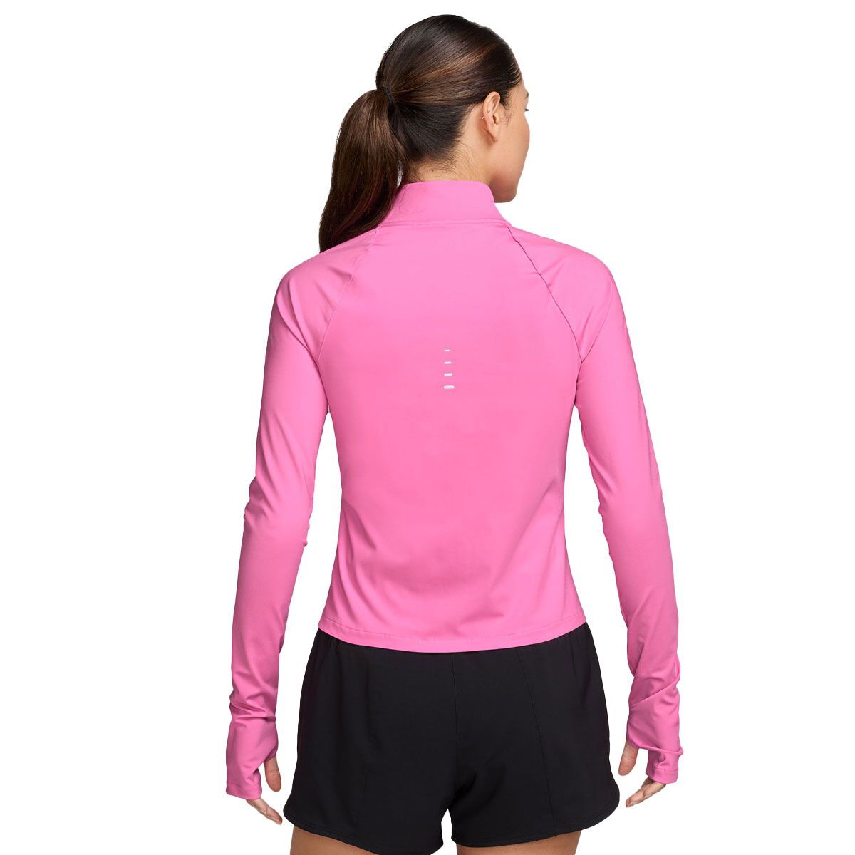 Nike Womens Swift Dri-FIT Full Zip Running Midlayer Top - Pink slider