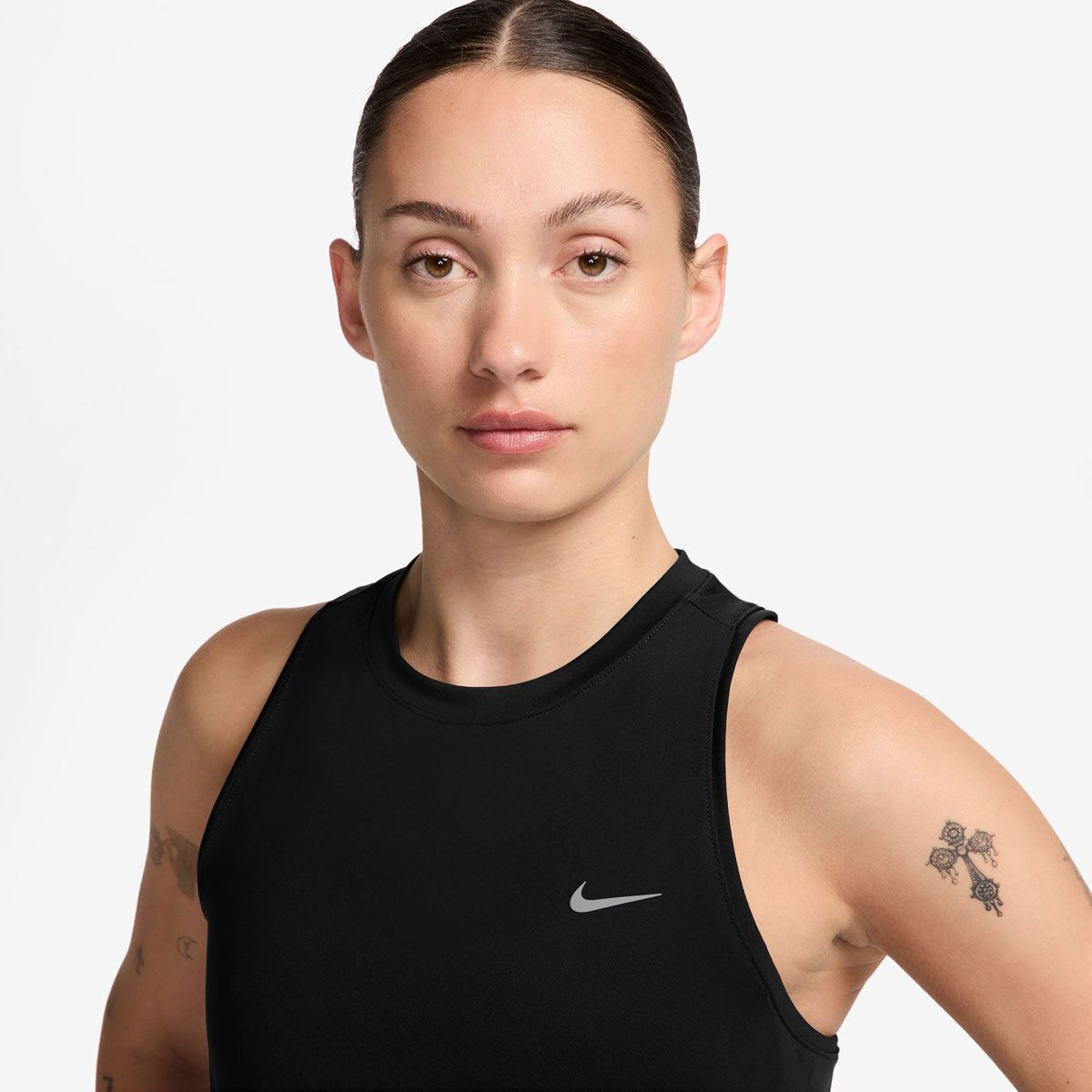 Nike Womens Swift Dri-FIT Running Tank - Black slider