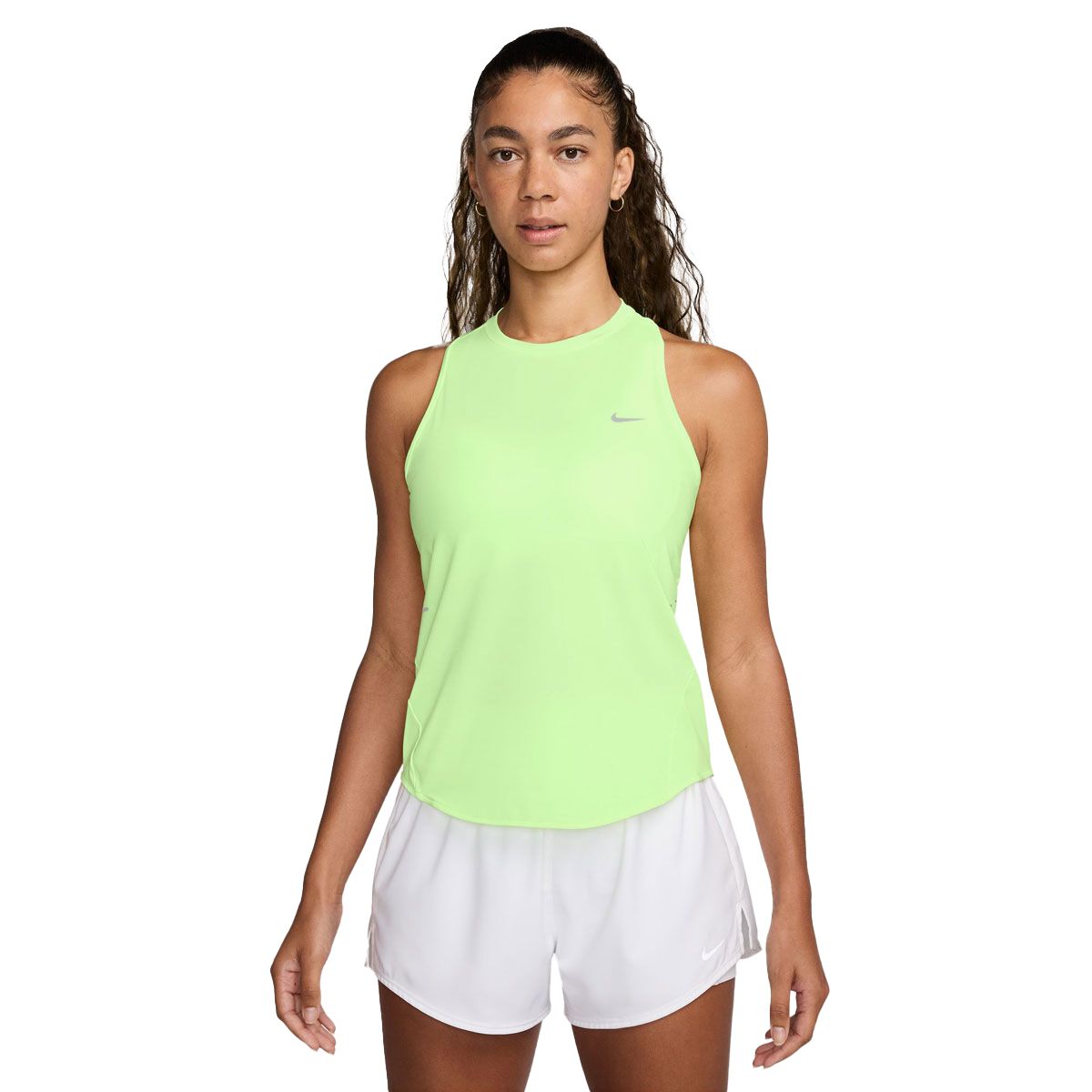 Nike Womens Swift Dri-FIT Running Tank - Fluroyellow