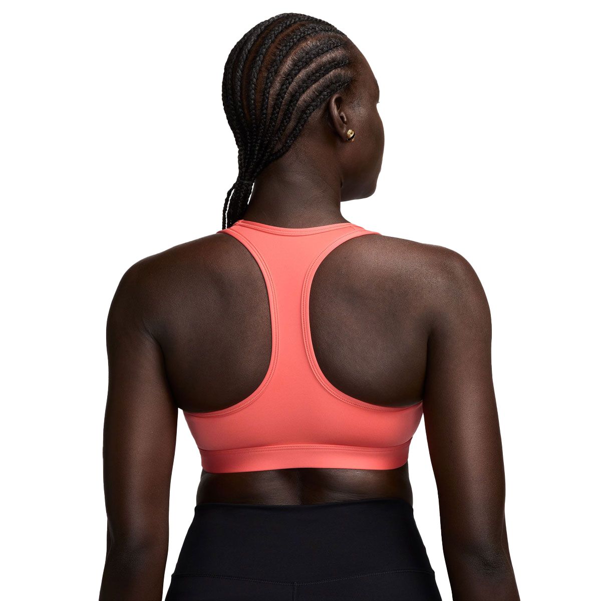 Nike Womens Swoosh Dri-FIT Medium Supoprt Sports Bra - Orange slider