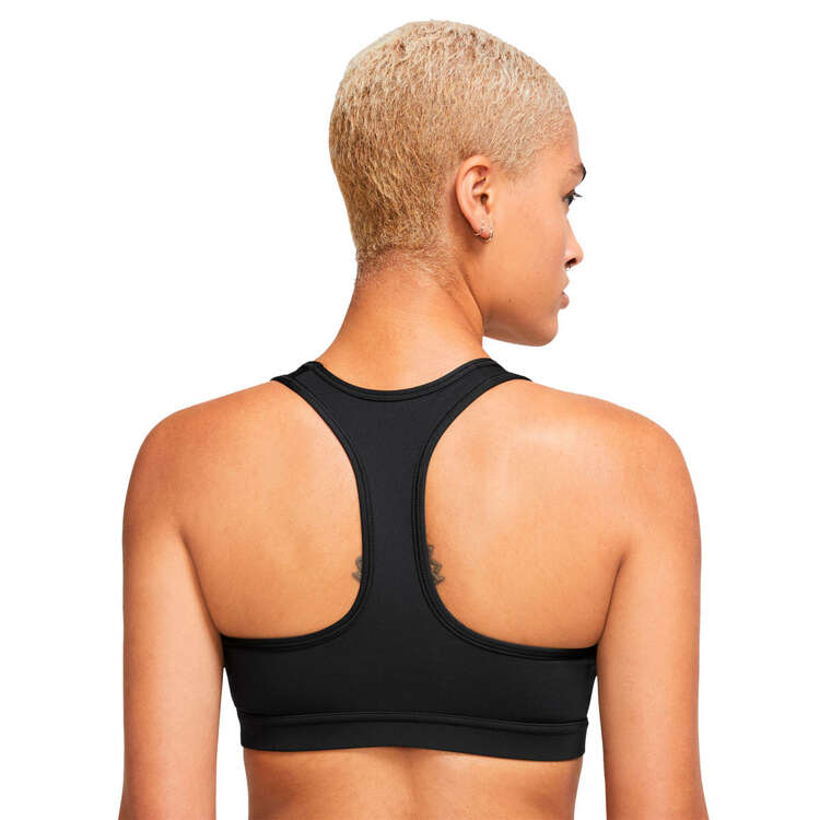 Nike Womens Swoosh Dri-FIT Medium Support Padded Sports Bra - White slider