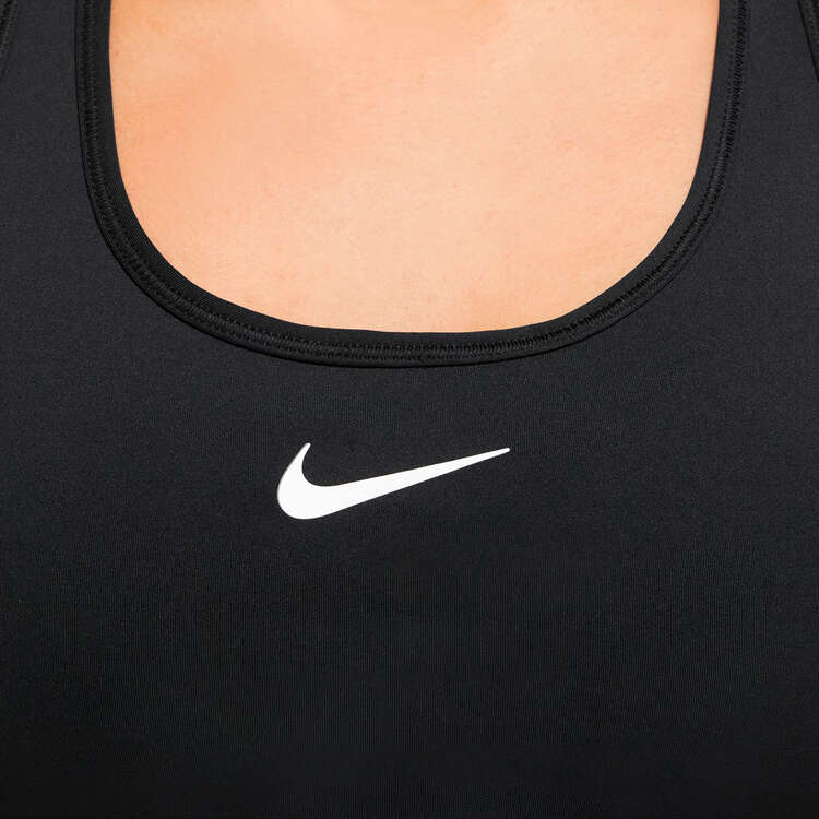 Nike Womens Swoosh Dri-FIT Medium Support Padded Sports Bra - White slider