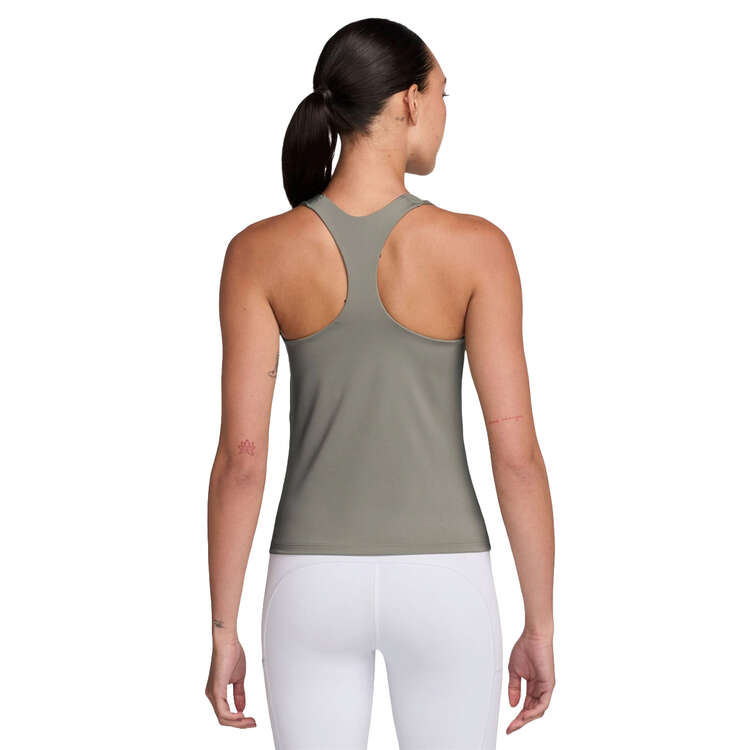 Nike Womens Swoosh Medium Support Padded Sports Bra Tank - Army slider