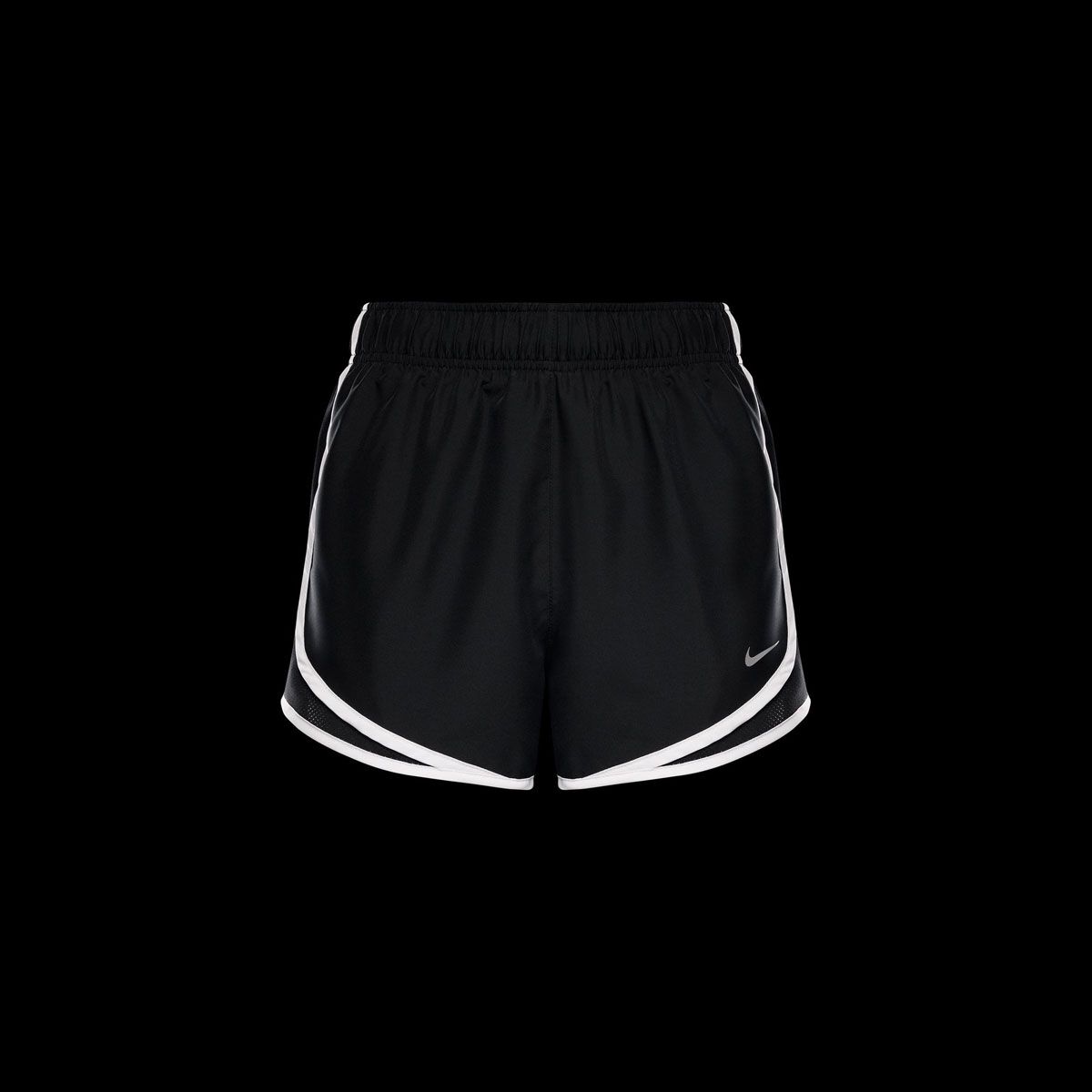 Nike Womens Tempo Dri-FIT Mid Rise 3 Inch Running Shorts - Black slider