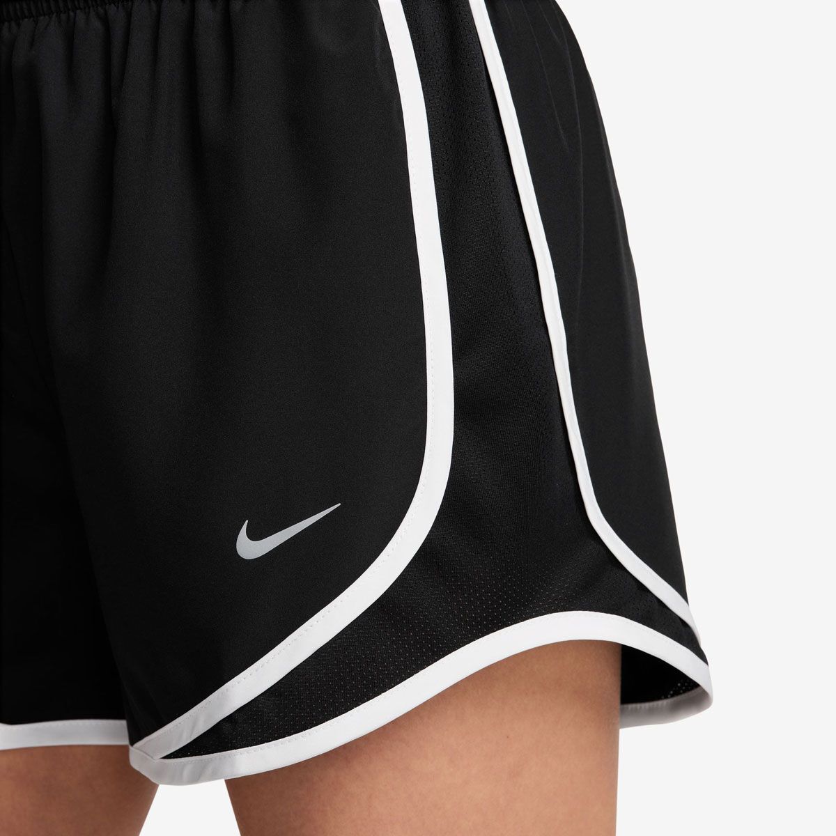 Nike Womens Tempo Dri-FIT Mid Rise 3 Inch Running Shorts - Black slider