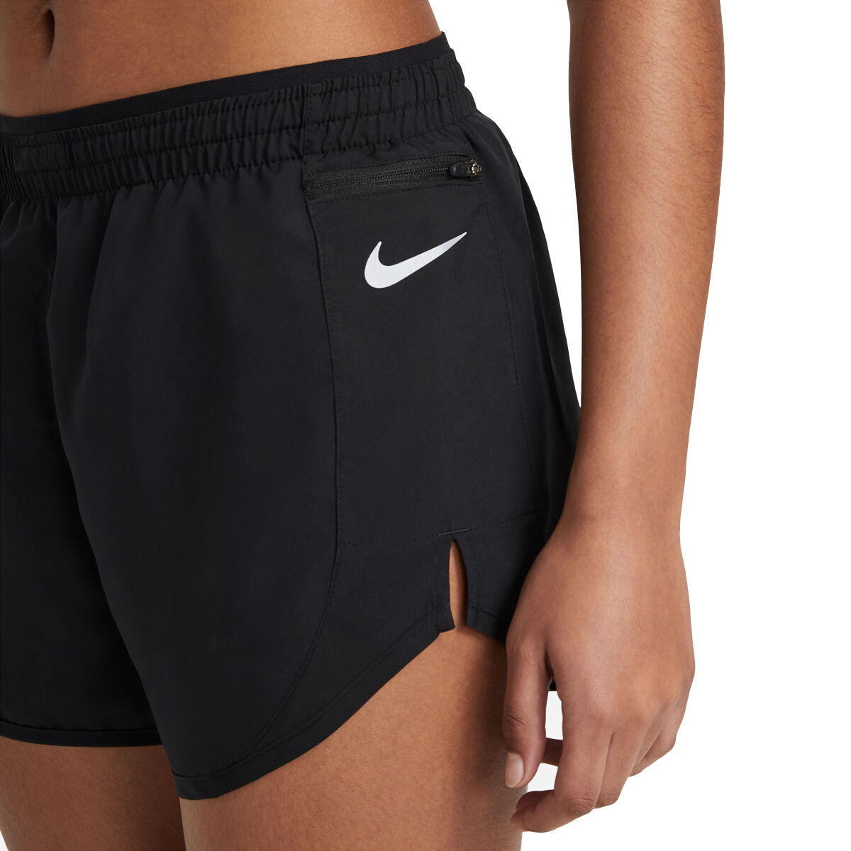 Nike Womens Tempo Luxe 3 inch Running Shorts - Black slider