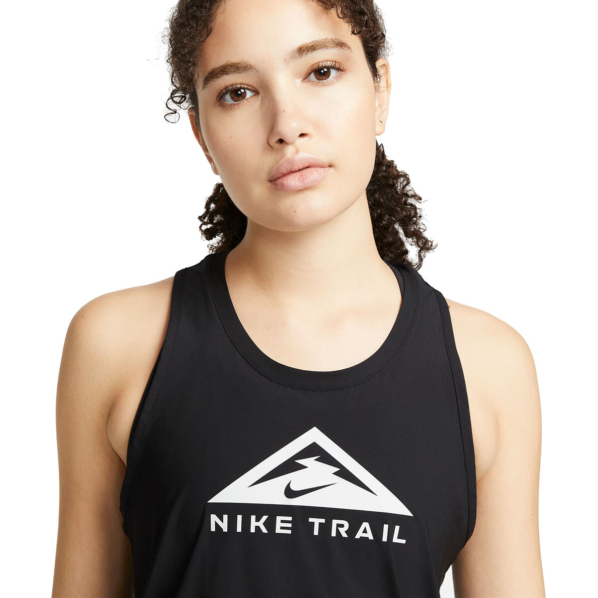 Nike Womens Trail Dri-FIT Running Tank - Black slider