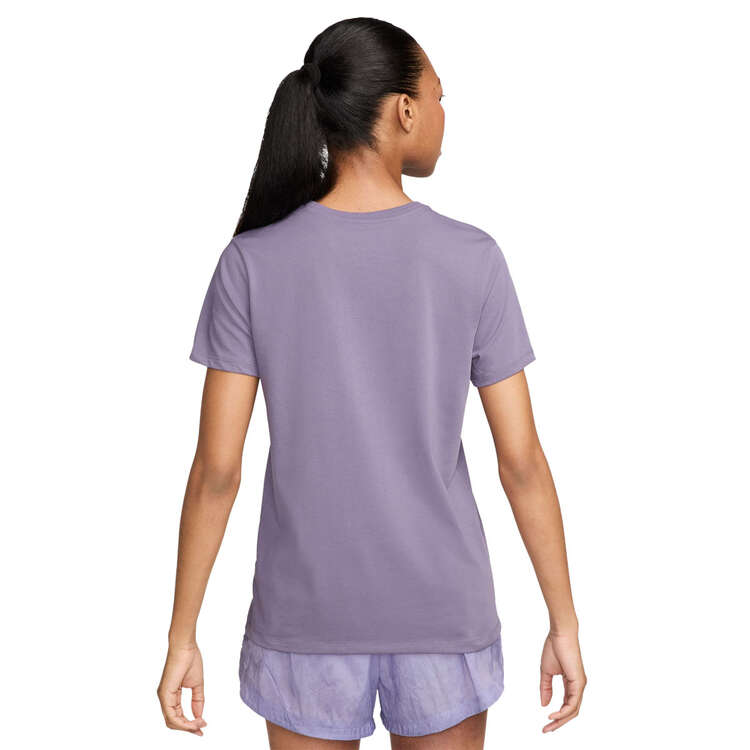 Nike Womens Trail Dri-FIT Running Tee - Purple slider