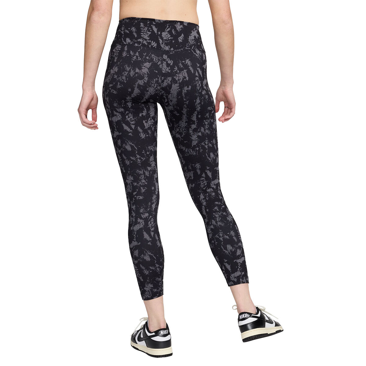 Nike Womens Trail Go Dri-FIT Printed High Rise 7/8 Tights - Black slider