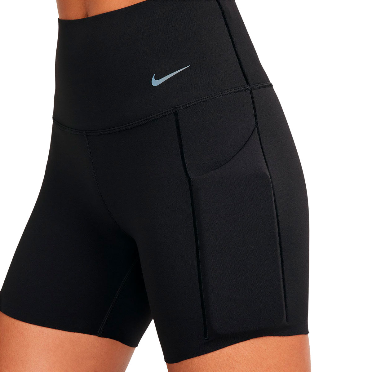 Nike Womens Universa Dri-FIT High Rise 5 Inch Short Tights - Navy slider