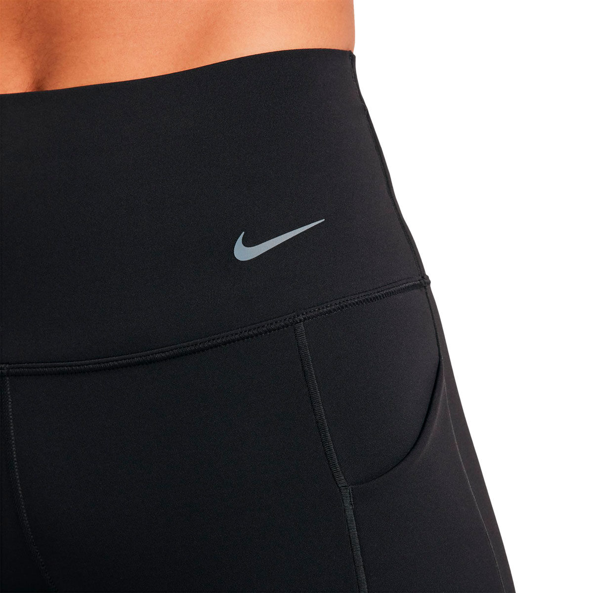 Nike Womens Universa Dri-FIT High Rise 5 Inch Short Tights - Navy slider