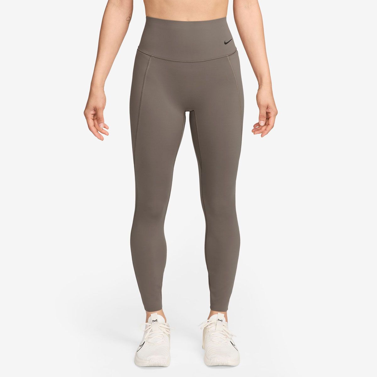 Nike Womens Universa Dri-FIT High Rise 7/8 Length Pocket Tights - Brown slider