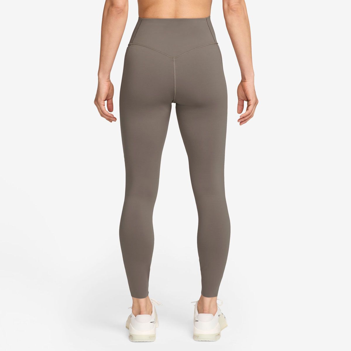 Nike Womens Universa Dri-FIT High Rise 7/8 Length Pocket Tights - Brown slider