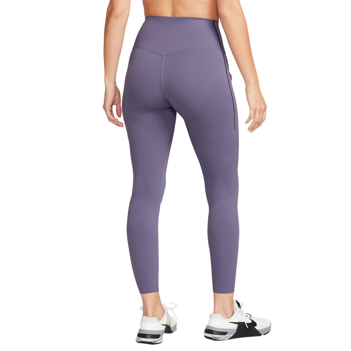 Nike Womens Universa Dri-FIT High Rise 7/8 Tights - Purple slider