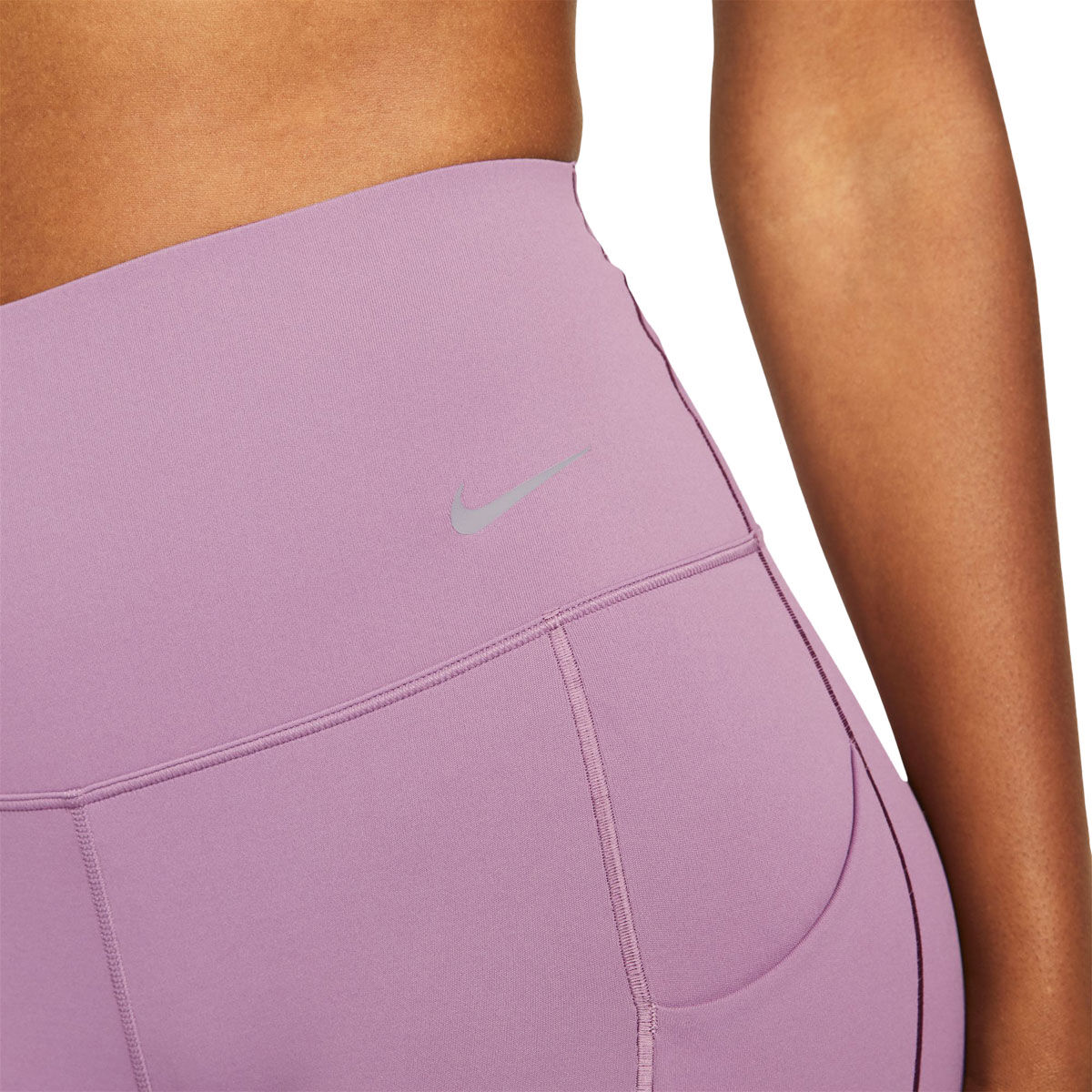 Nike Womens Universa Dri-FIT High Rise 7/8 Tights - Purple slider