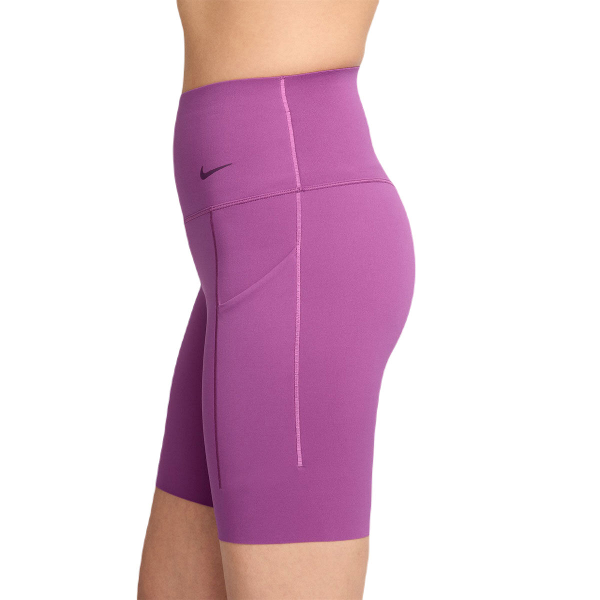 Nike Womens Universa Dri-FIT High Rise 8 Inch Bike Shorts - Fuschia slider