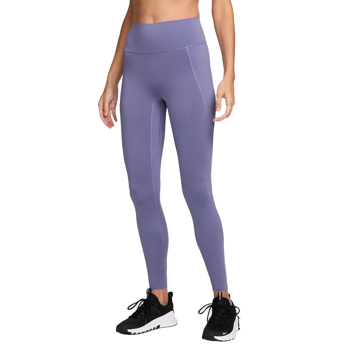 Nike Womens Universa Dri-FIT High Rise Full Length Pocket Tights - Amethyst