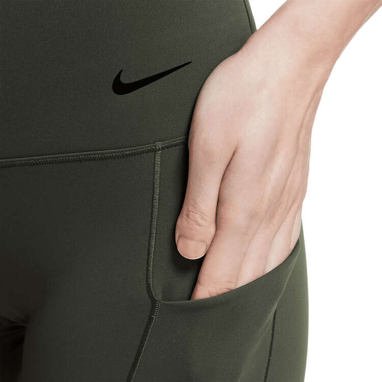 Nike Womens Universa Dri-FIT High Rise Shorts - Green slider