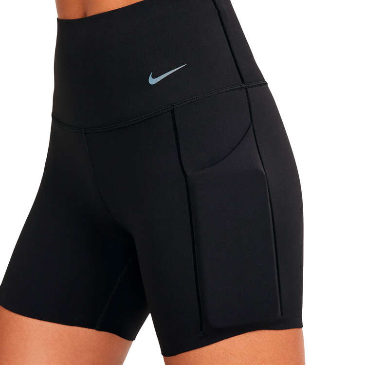 Nike Womens Universa High Rise 5 Inch Short Tights - Black slider