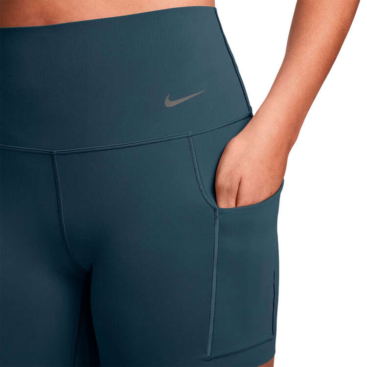 Nike Womens Universa High Rise 5 Inch Short Tights - Navy slider