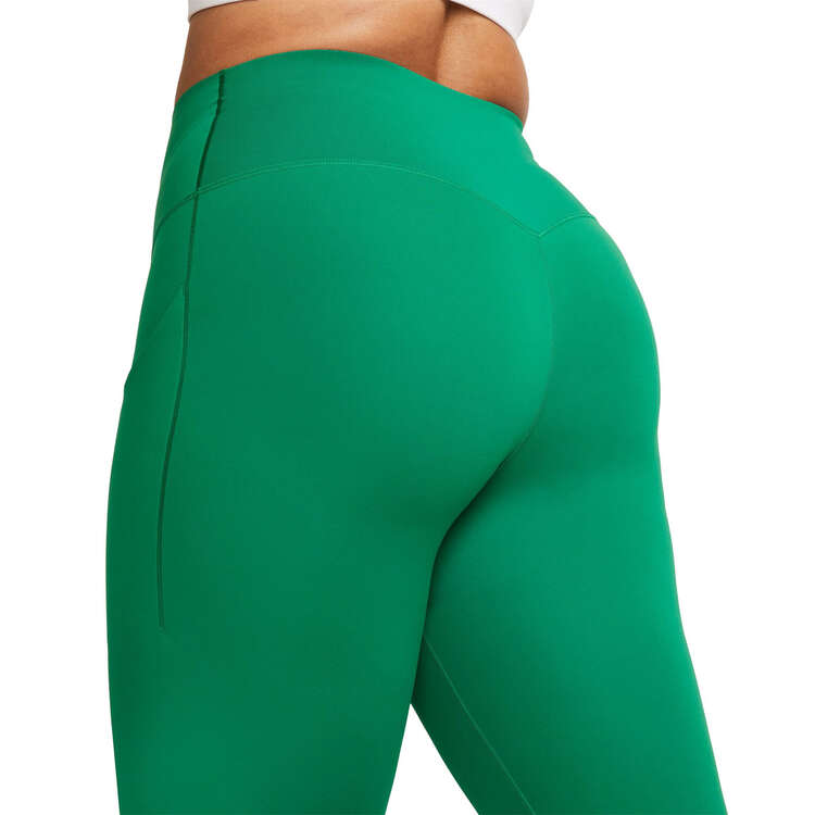 Nike Womens Universa High-Waisted 7/8 Tights - Green slider