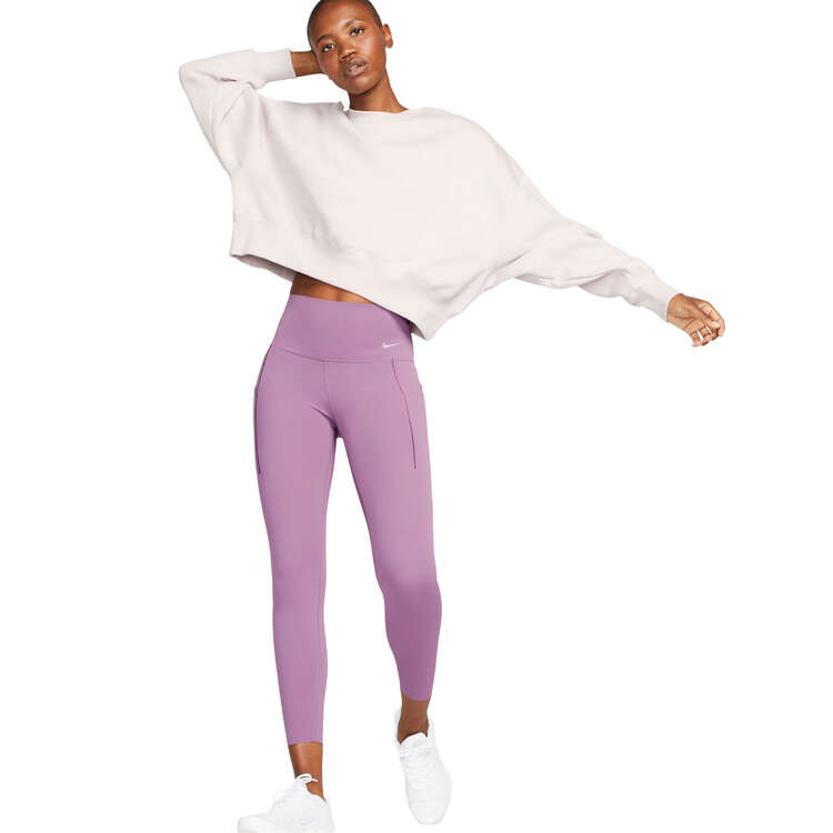 Nike Womens Universa High-Waisted 7/8 Tights - Purple slider