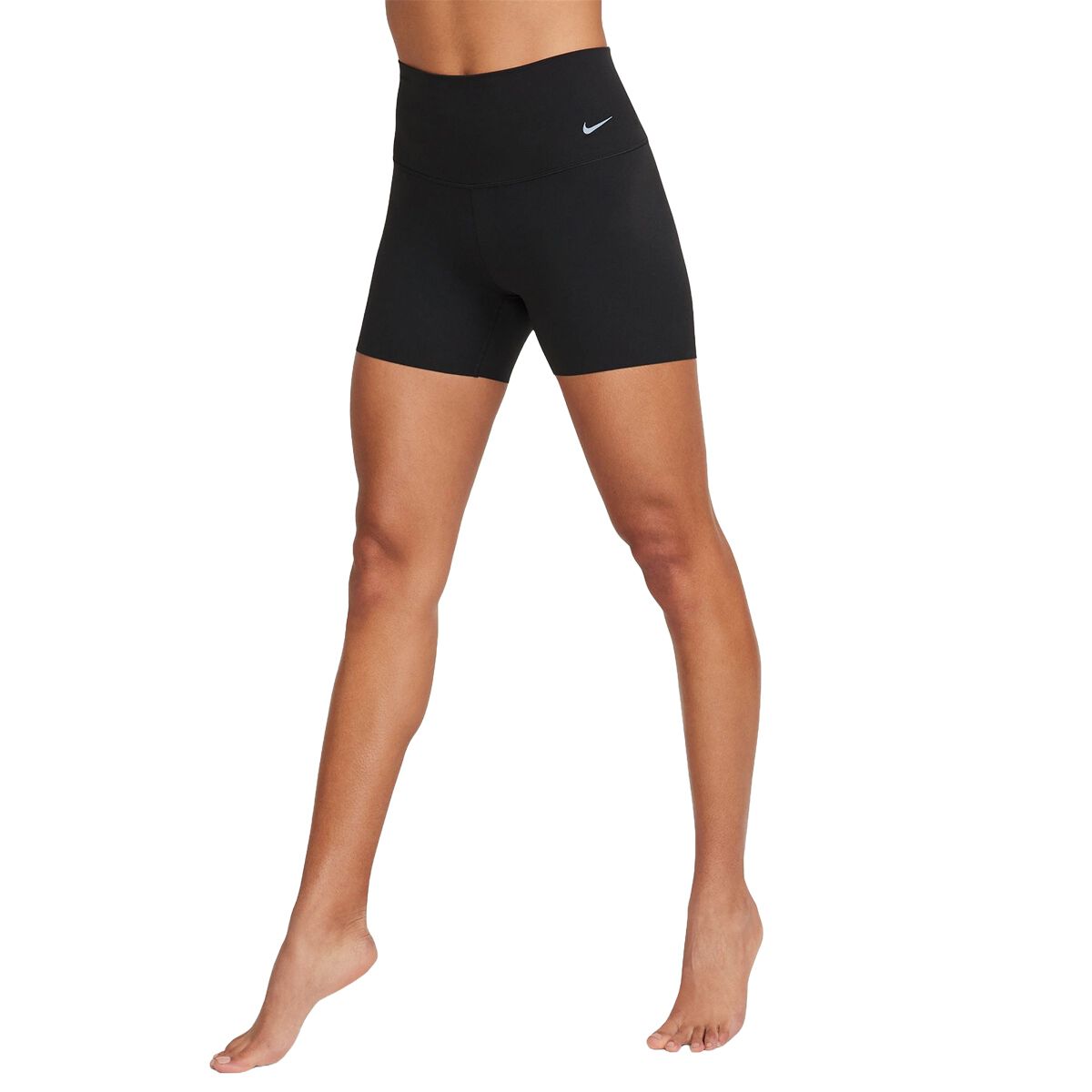 Nike Womens Zenvy Dri-FIT High Rise 5 Inch Bike Shorts - Black slider