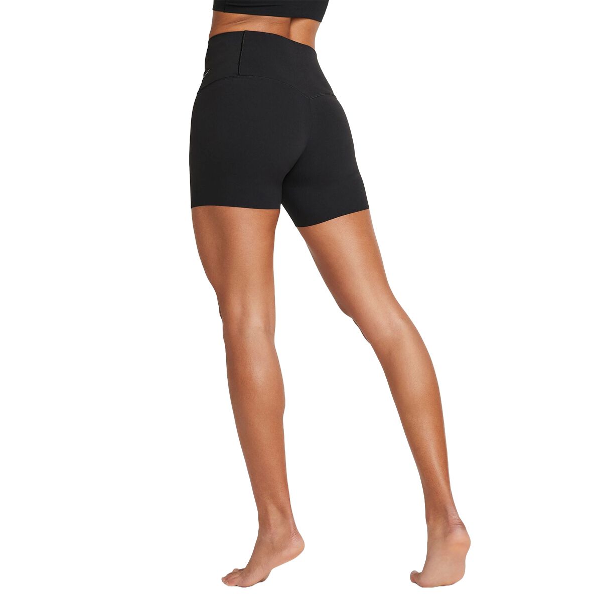 Nike Womens Zenvy Dri-FIT High Rise 5 Inch Bike Shorts - Black slider