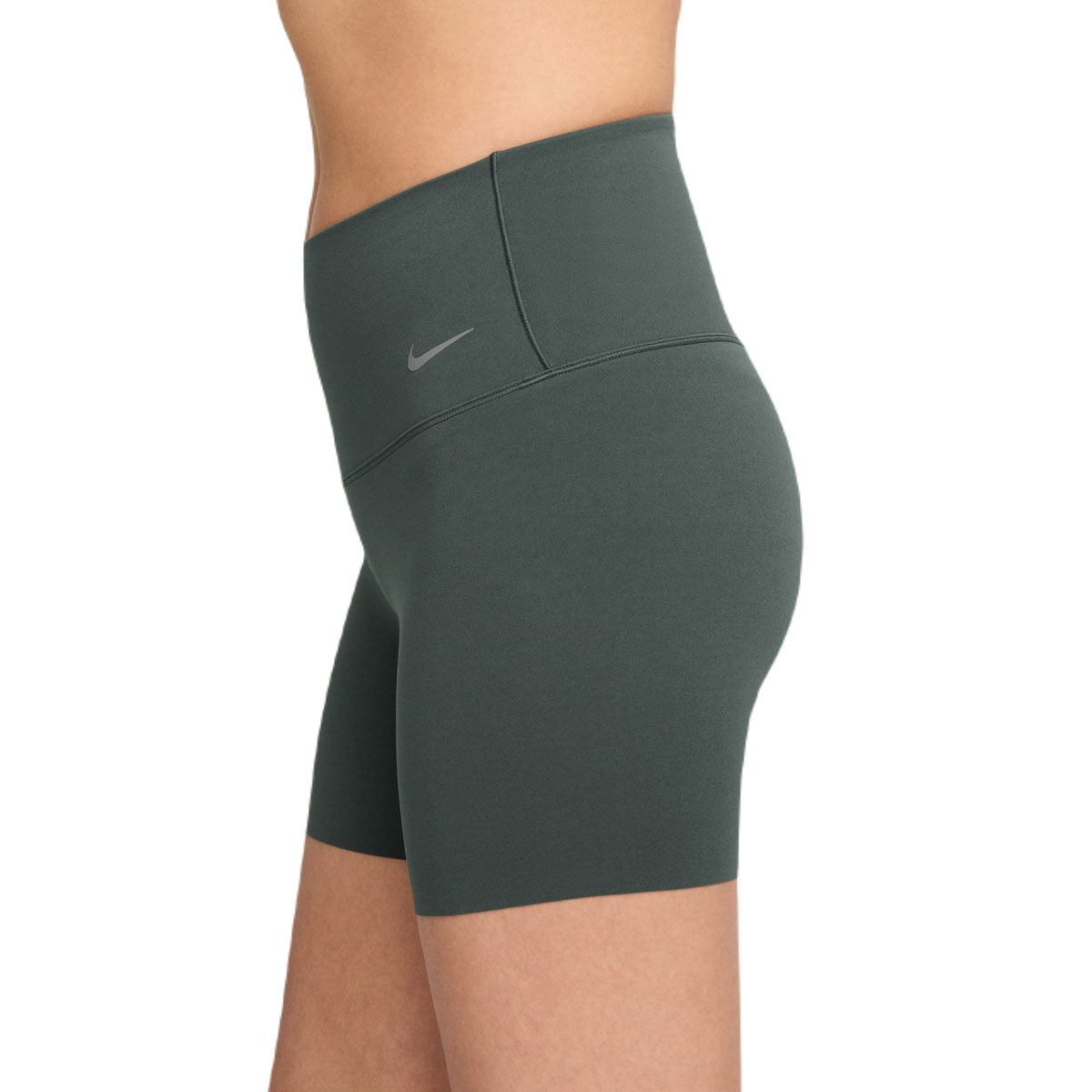 Nike Womens Zenvy Dri-FIT High Rise 5 Inch Bike Shorts - Green slider