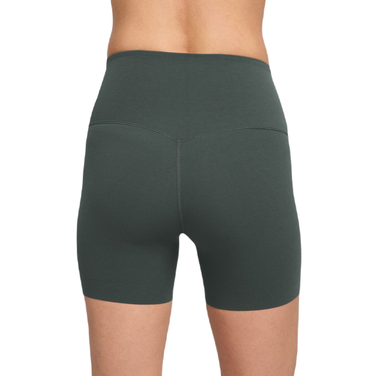 Nike Womens Zenvy Dri-FIT High Rise 5 Inch Bike Shorts - Green slider