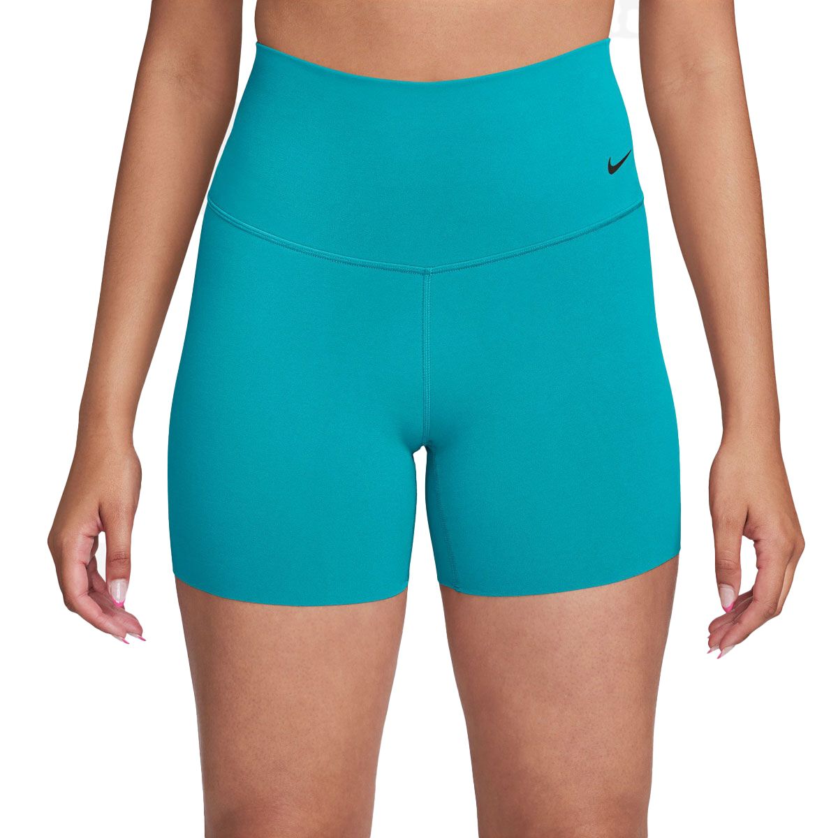 Nike Womens Zenvy Dri-FIT High Rise 5 Inch Short Tights - Blue