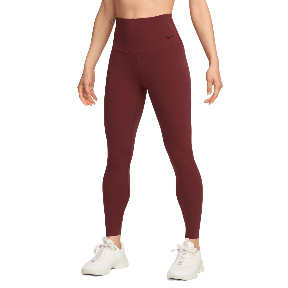 Nike Womens Zenvy Dri-FIT High Rise 7/8 Tights - Red slider