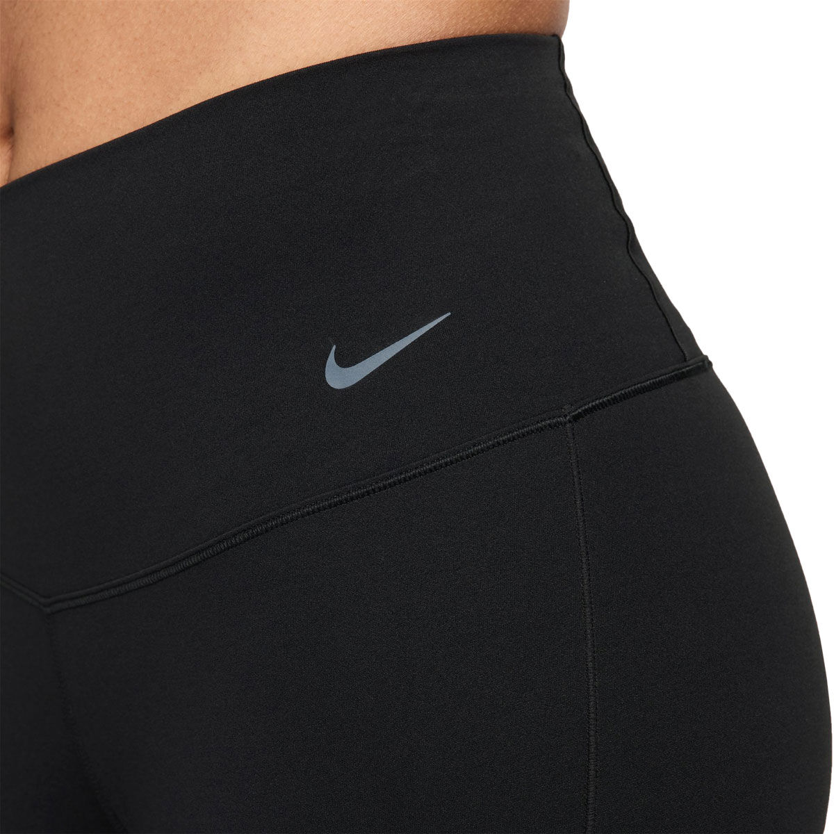 Nike Womens Zenvy Dri-FIT High Rise Flared Leggings - Navy slider