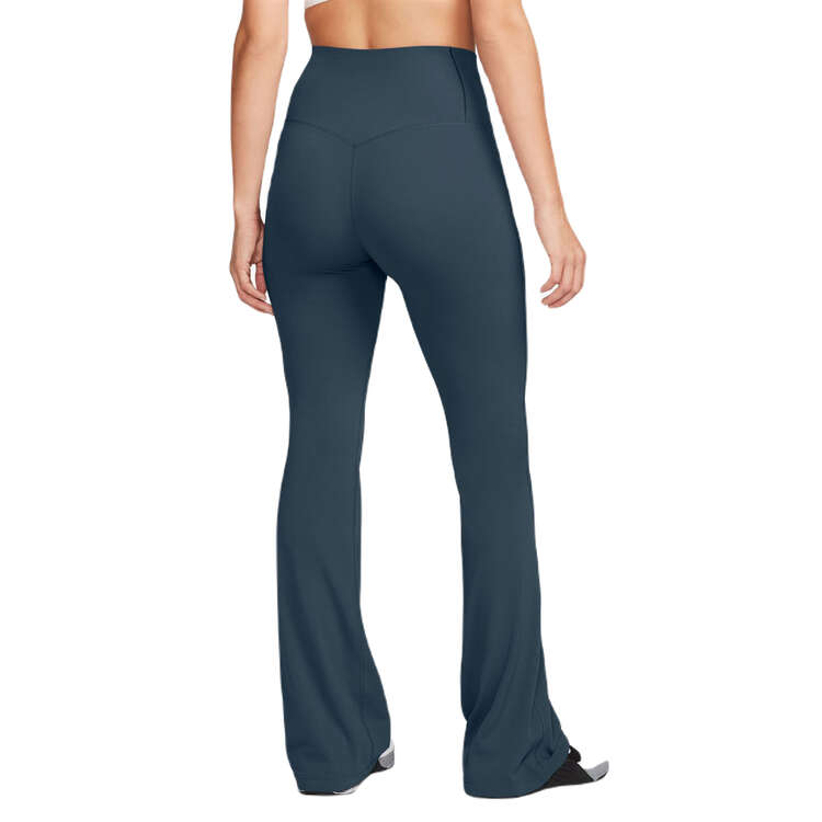 Nike Womens Zenvy Dri-FIT High Rise Flared Leggings - Navy slider