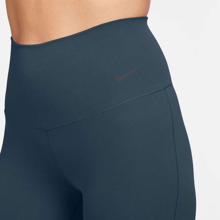 Nike Womens Zenvy Dri-FIT High Rise Flared Leggings - Navy slider